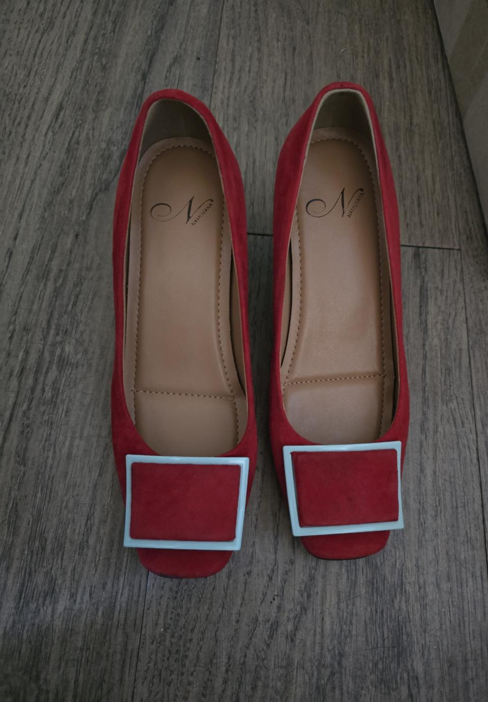 나무하나 스웨이드 펌프스 ㅡ230