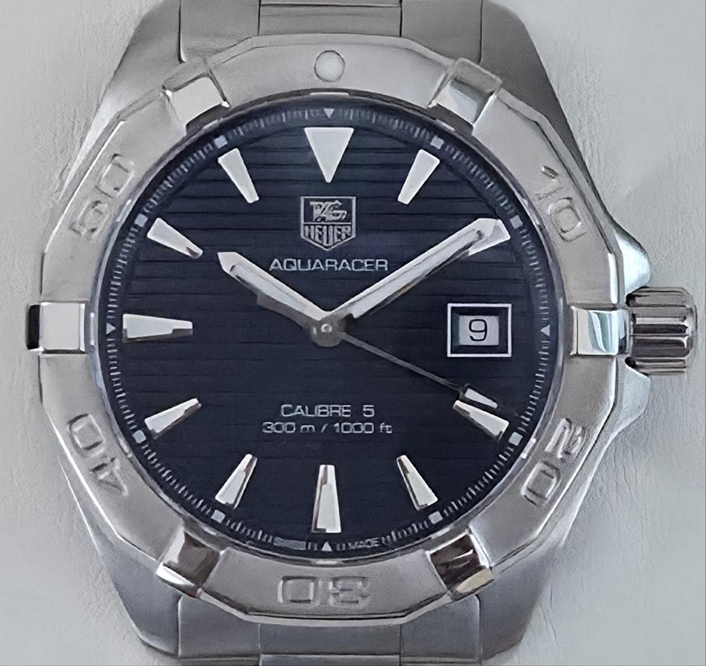 테그호이어 아쿠아레이서 300m 41mm 블루 (오토매틱)