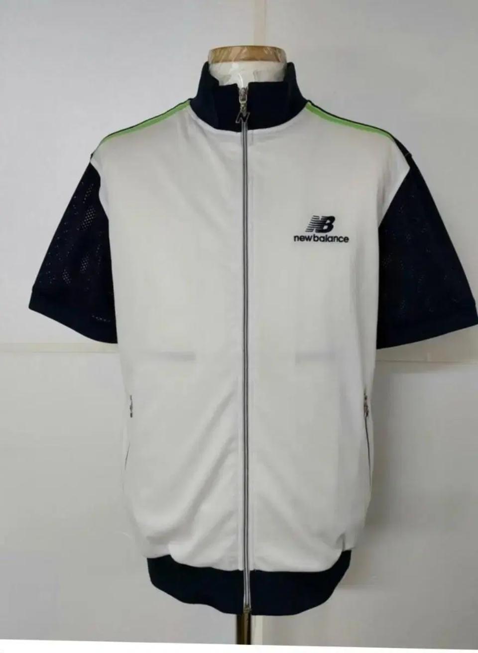 95)뉴발란스 new balance 반팔 져지 집업자켓