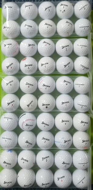 스릭슨 골프공 50개-로스트볼