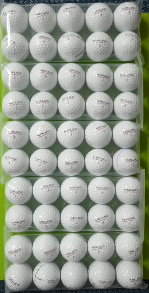 커클랜드 골프공  50개-로스트볼