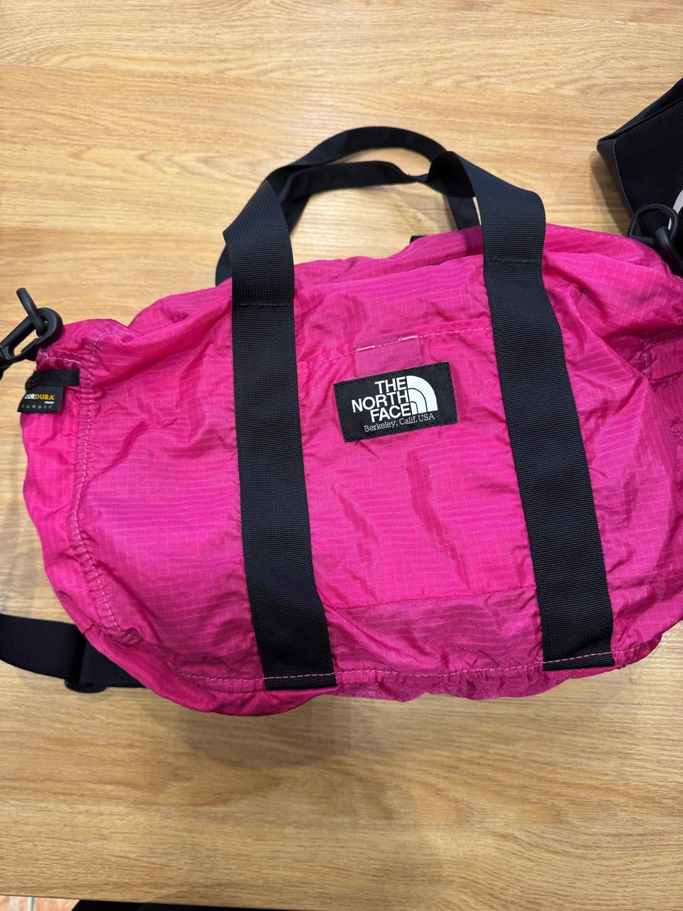 노스페이스핑크더플백