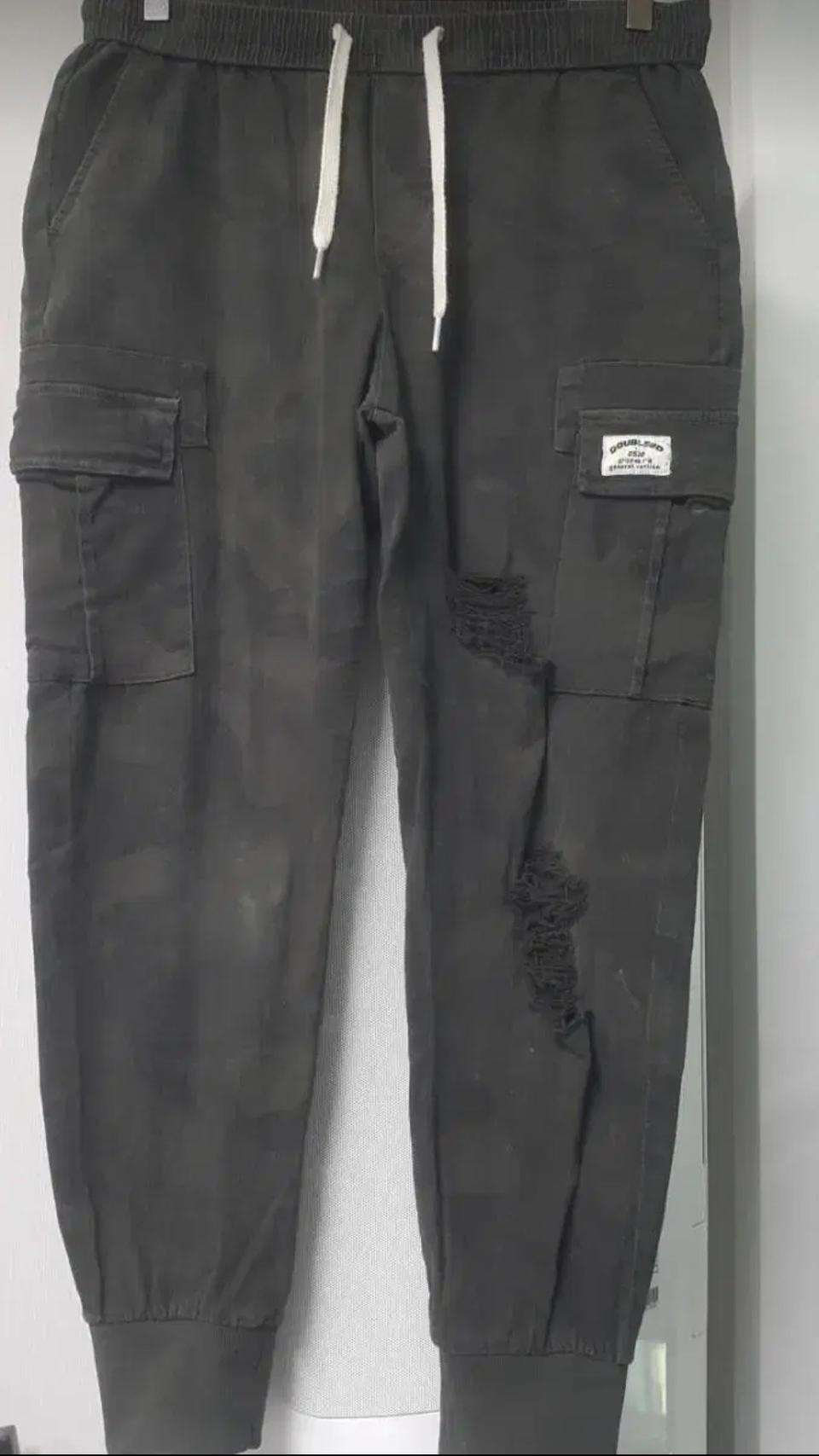 [여름용]밀리터리 밴딩카고바지(사방스판) L사이즈 거의새바지!