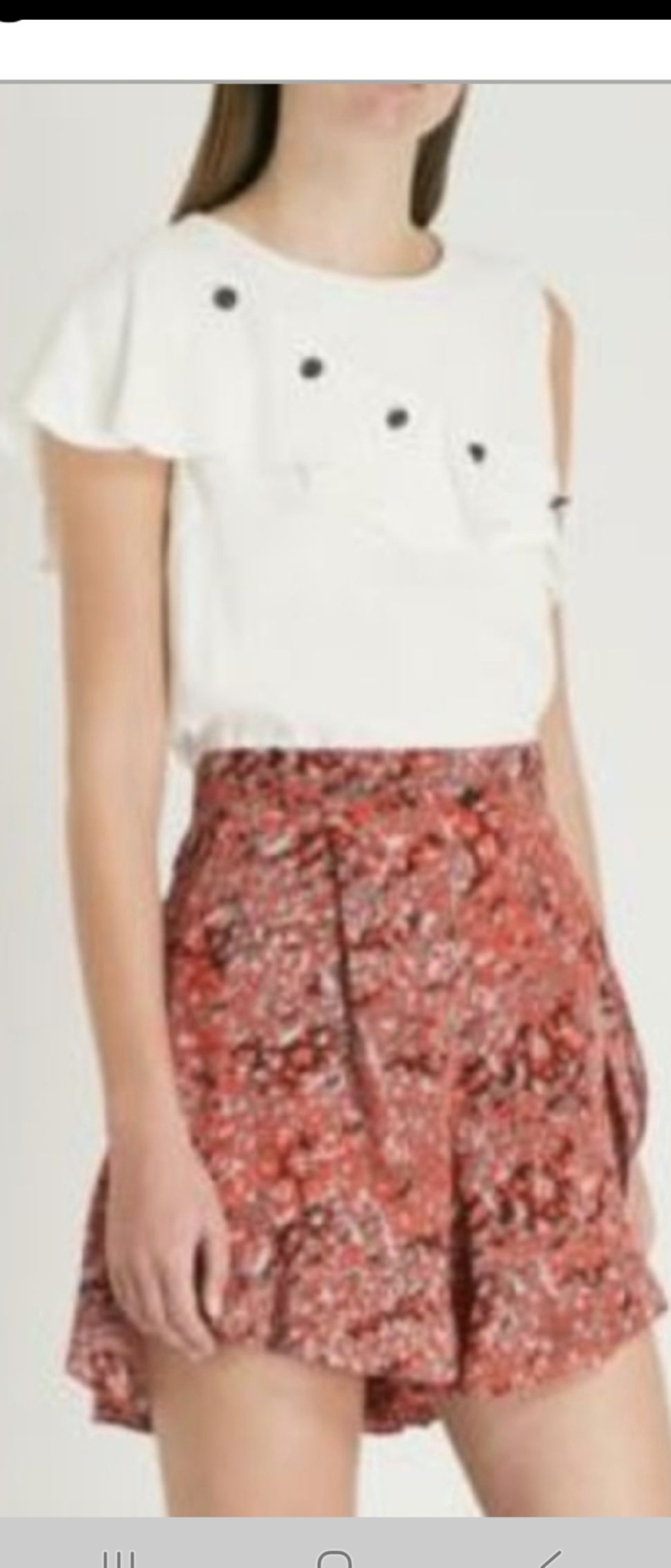 (정품) maje 언벌러스 프릴 블라웃