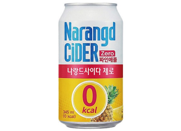  나랑드 사이다 제로 345ml 24개 파인애플