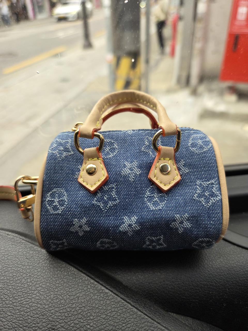 명품 스타일 데님 미니 파우치(루이비통)