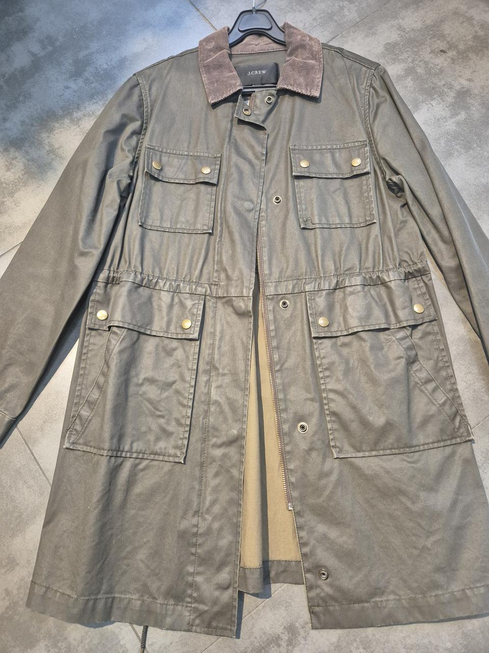J.CREW의 매력적인 카키색 코팅된야상55