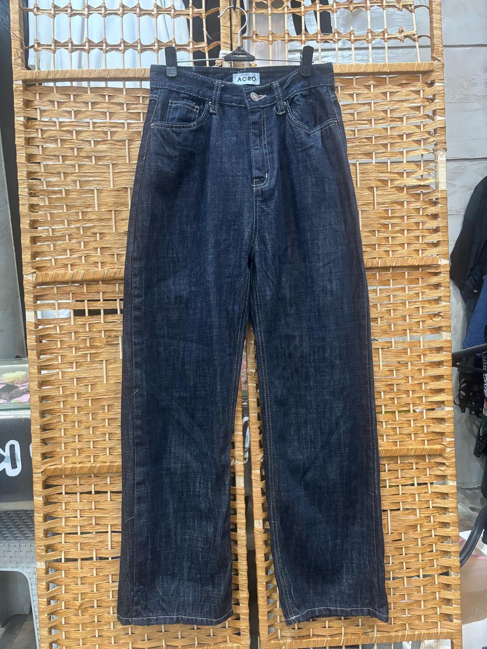 청 와이드 팬츠