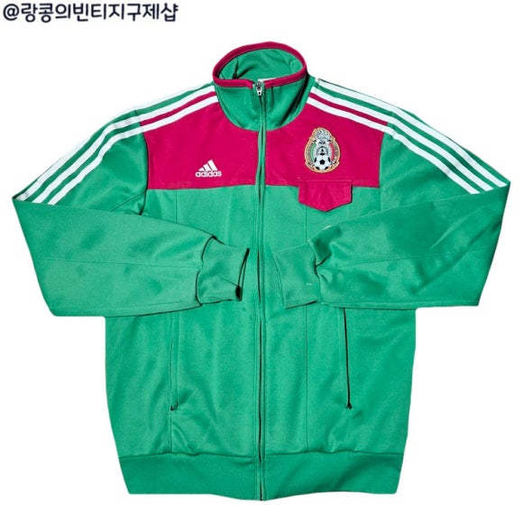 아디다스 올드스쿨 멕시코 국대 져지 자켓