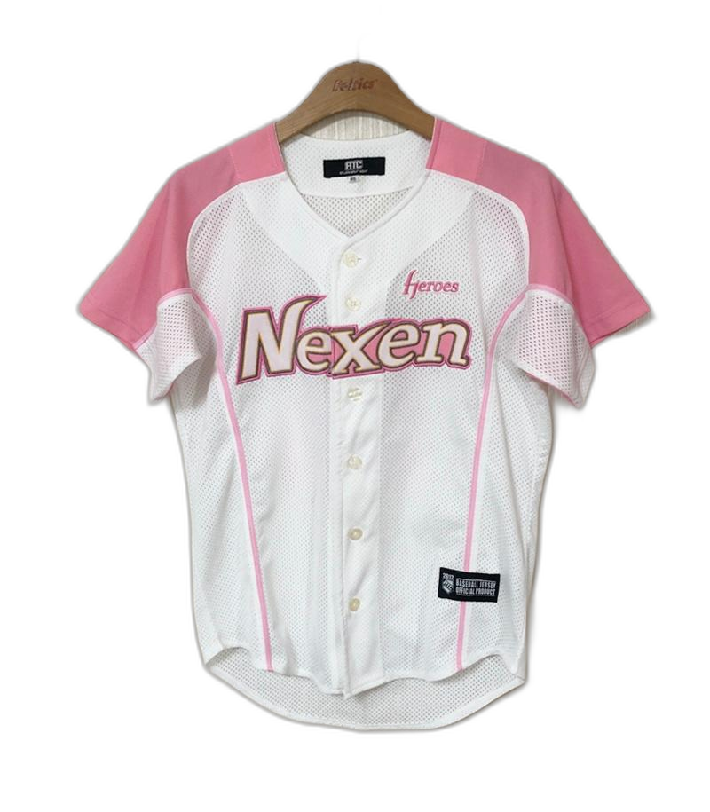 KBO ATC 넥센(키움)히어로즈 핑크유니폼 85 #16 강정호(싸인)
