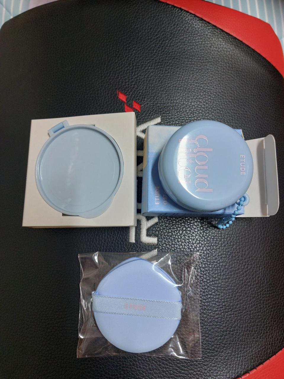 에뛰드 클라우드 필터 쿠션 리필 19호, 미니쿠션 21호, 퍼프