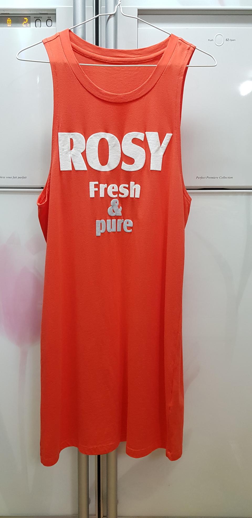 ROSYS 오렌지 나시원피스85사이즈