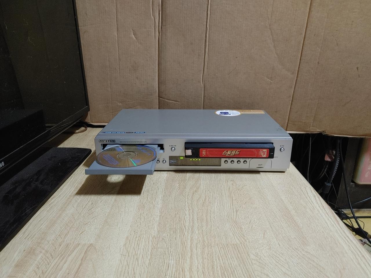 삼성 수동 CD VCD DVD 비디오 플레이어 (오디오 앰프 TV 모니터