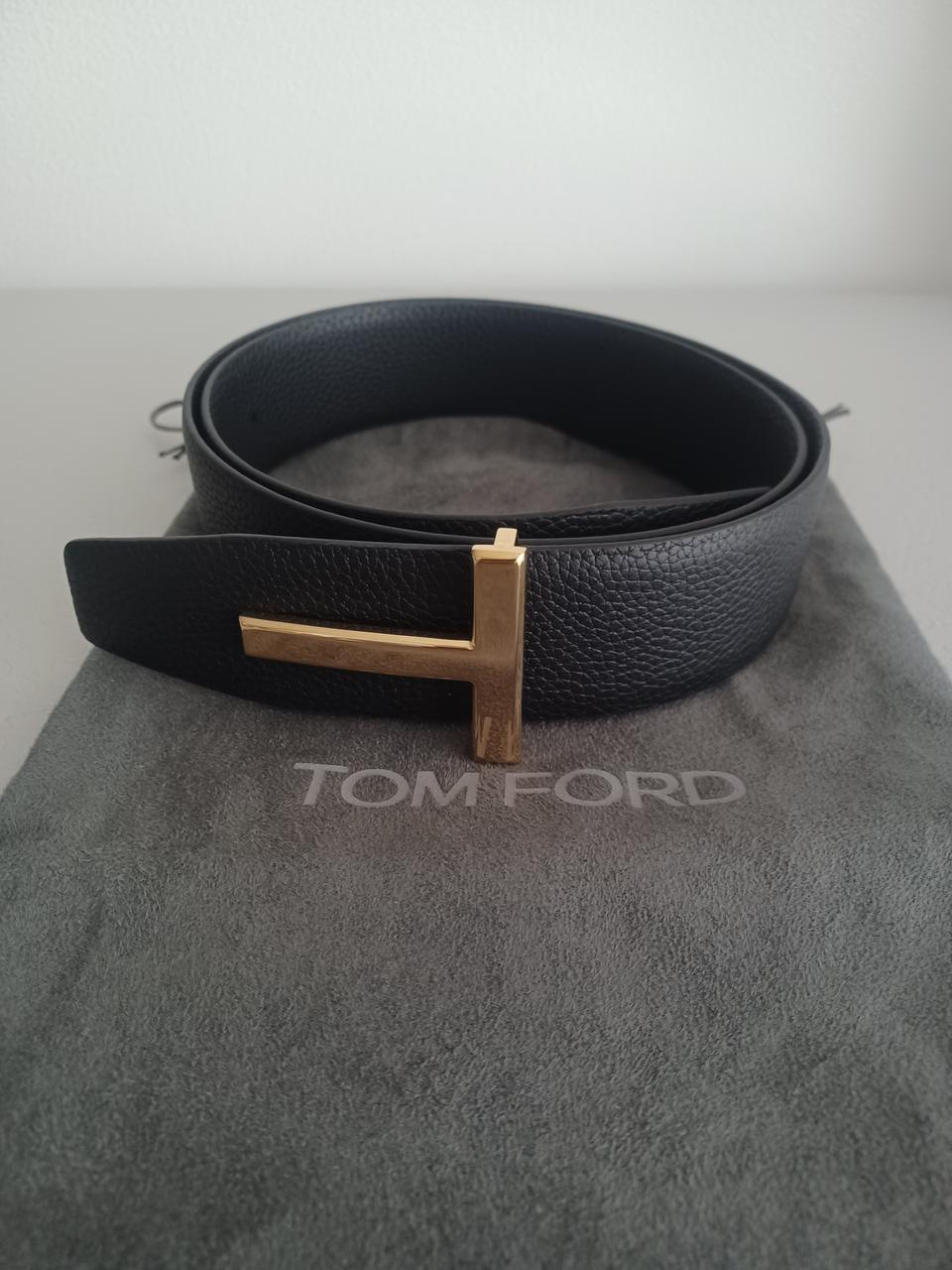 톰포드 금장 가죽벨트 90