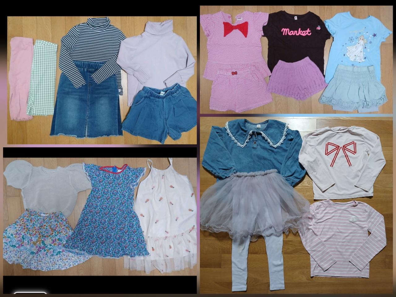 여아 옷 일괄 110 120 상태좋음