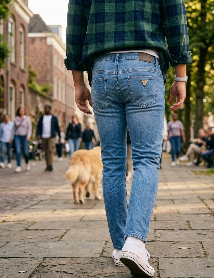 게스(GUESS) 남성 중청 스키니 데님 팬츠 [사이즈 30/정품]