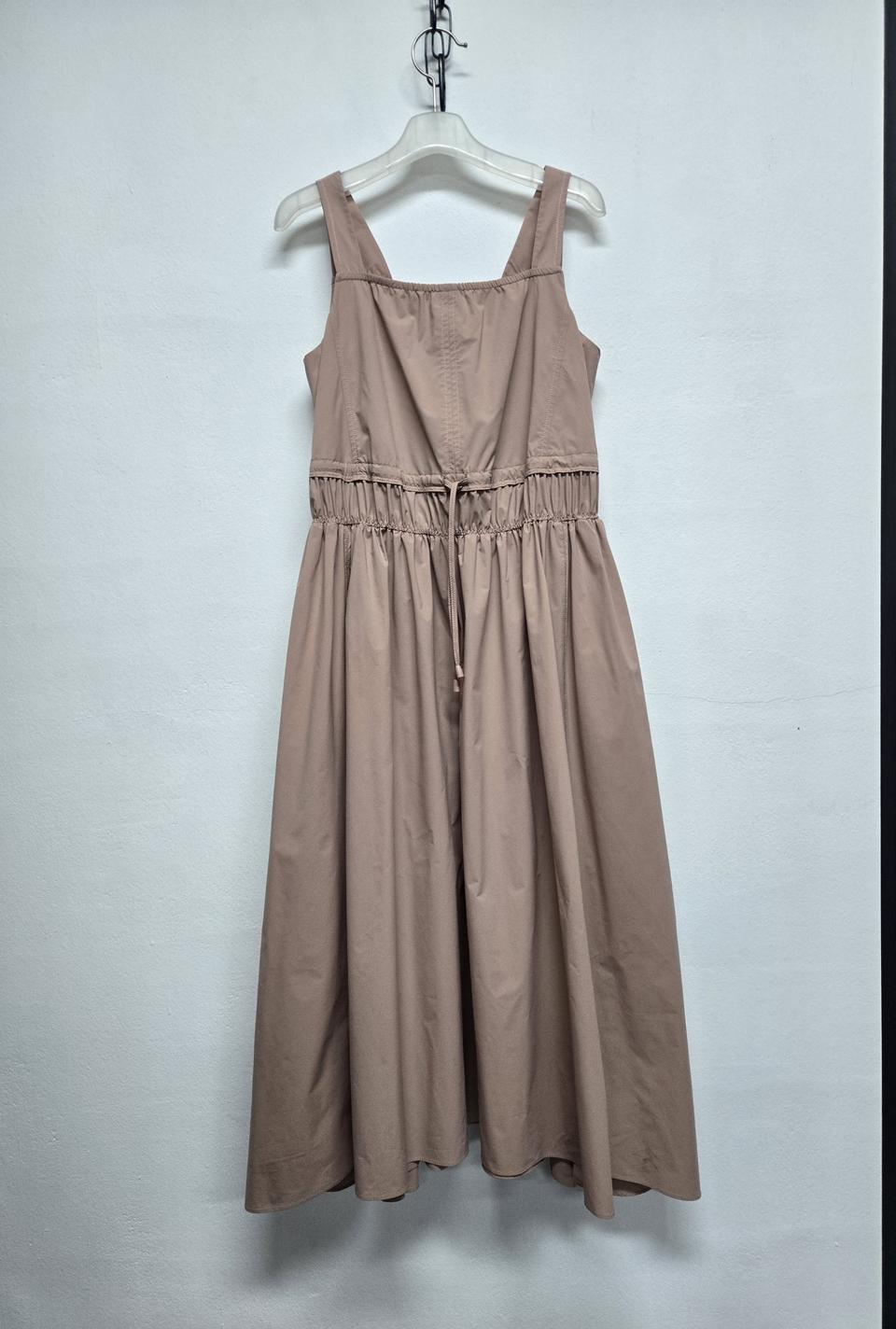 지컷 민소매 원피스 허리밴딩 원피스