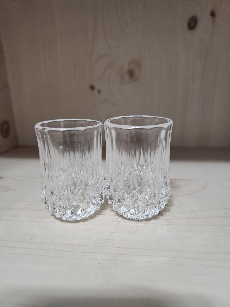 크리스탈  소주잔2개