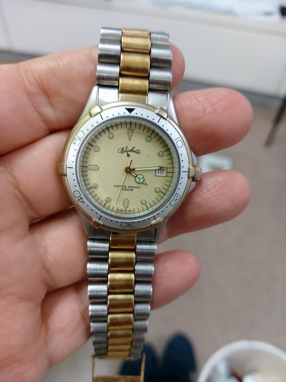 Colochette 남성 콤비 시계