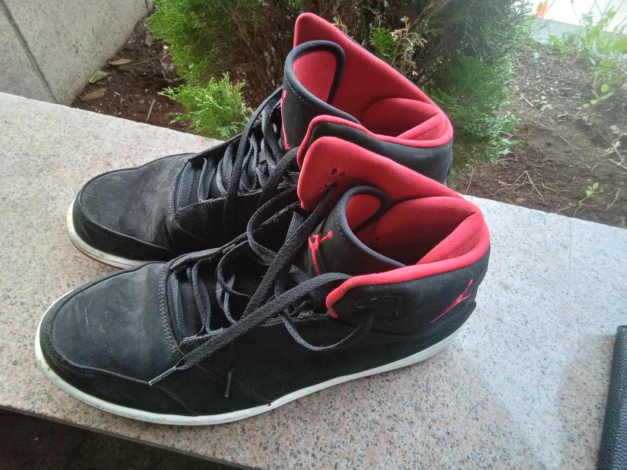 나이키 에어 조던 에어 플레이트5 검빨 하이탑