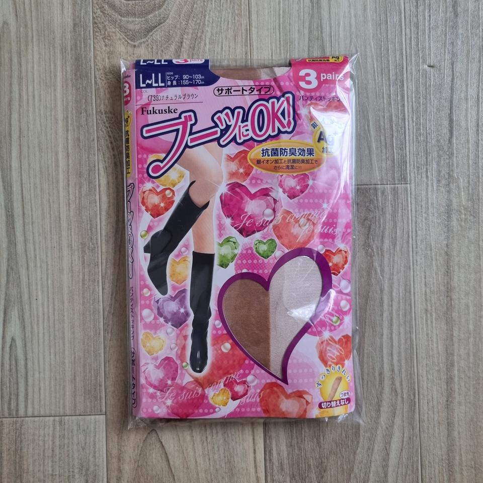일본수입 후쿠스케 칼라팬티스타킹 L~LL 3족 일괄