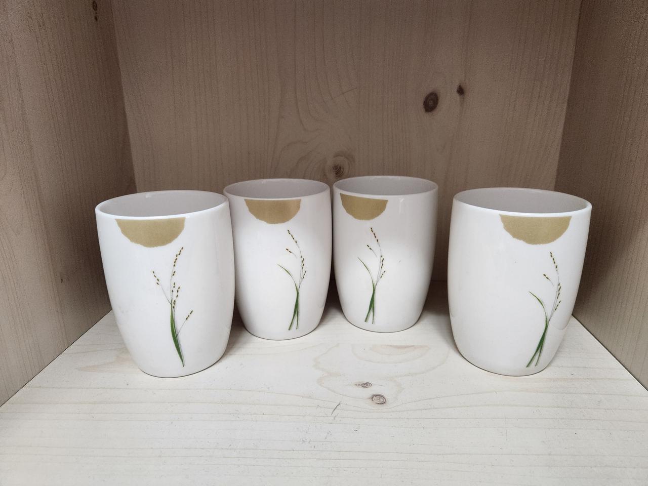 행남자기 물컵 4개