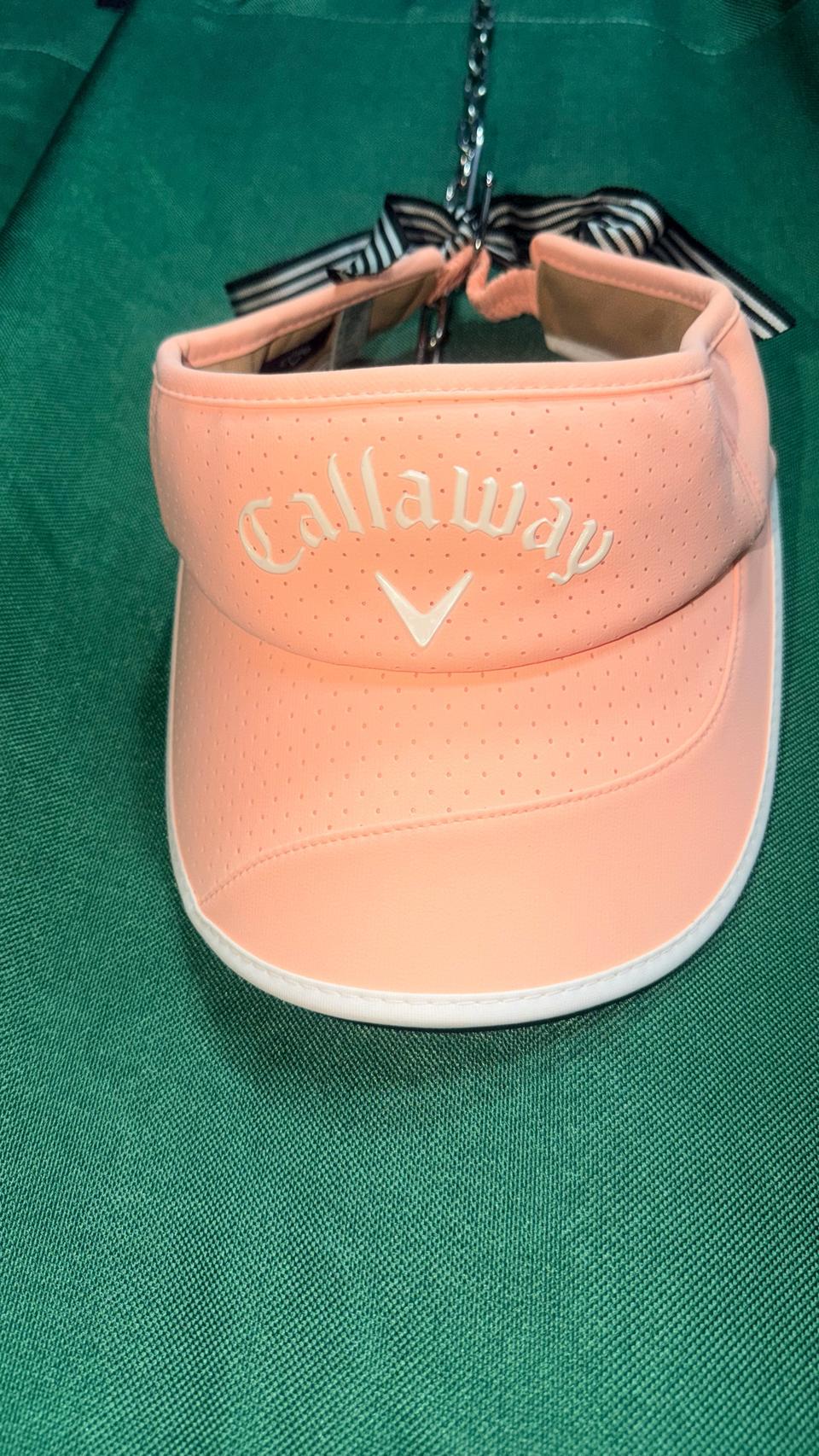 캘러웨이 연핑크 썬캡