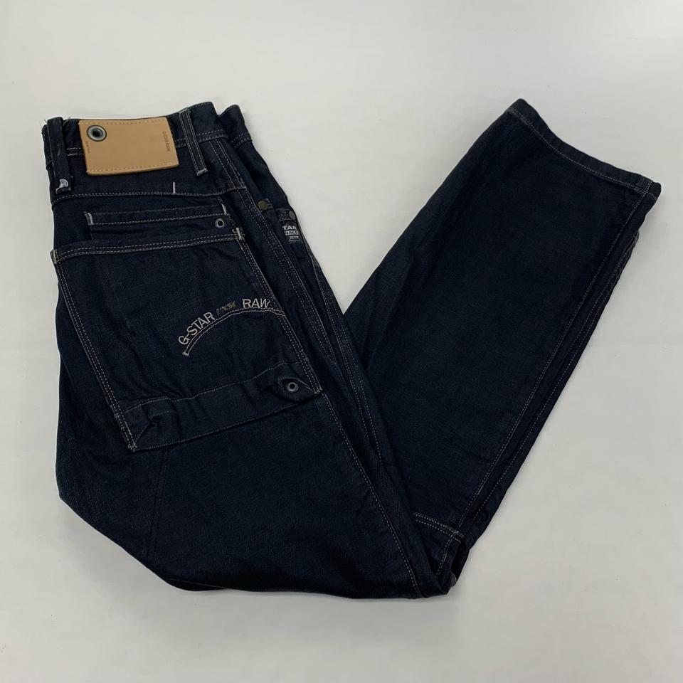 G-STAR RAW 지스타로우 잭 루즈 테이퍼드 코팅진 데님팬츠 (31)