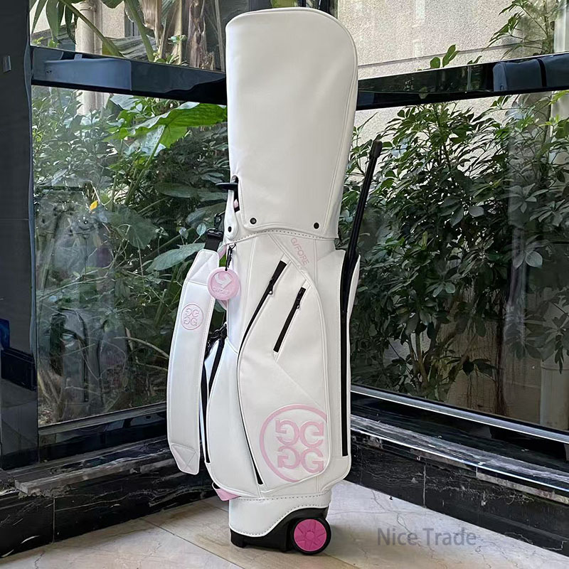 G/FORE 지포어 휠캐디백 바퀴형 골프백 (화이트)