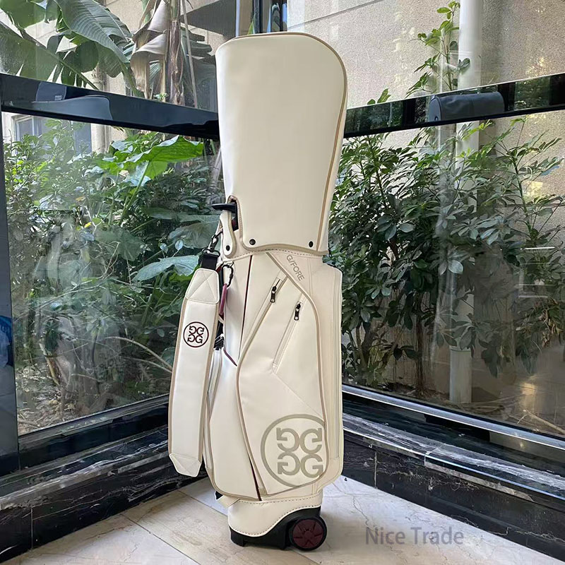 G/FORE 지포어 휠캐디백 바퀴형 골프백 (베이지)