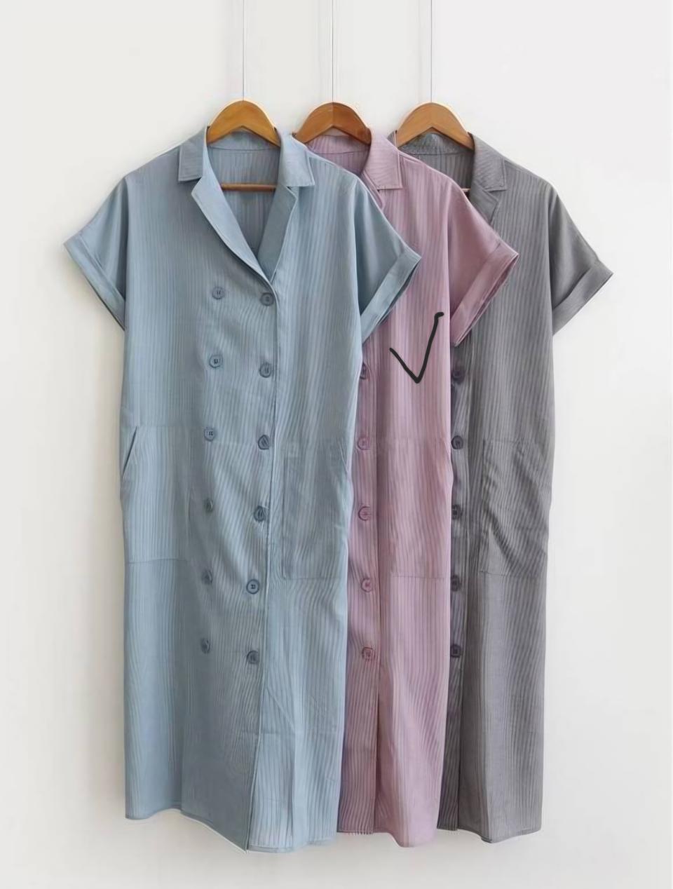 고퀄 스판 트렌치형 롱원피스 새상품(77까지)