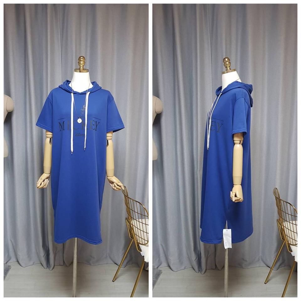 미키 후드 면원피스 새상품(77까지/원단좋아요(