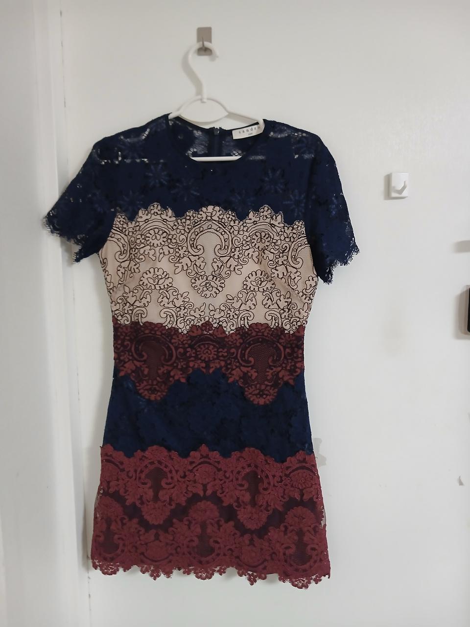 산드로 레이스원피스 44 새옷수준