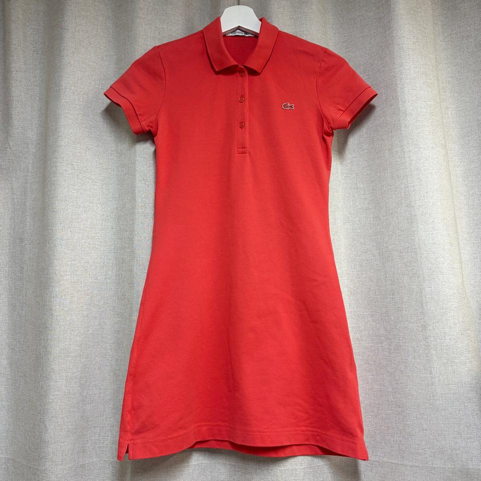 라코스테 카라 원피스 코랄핑크 PK 원피스 34 (여성 XS)