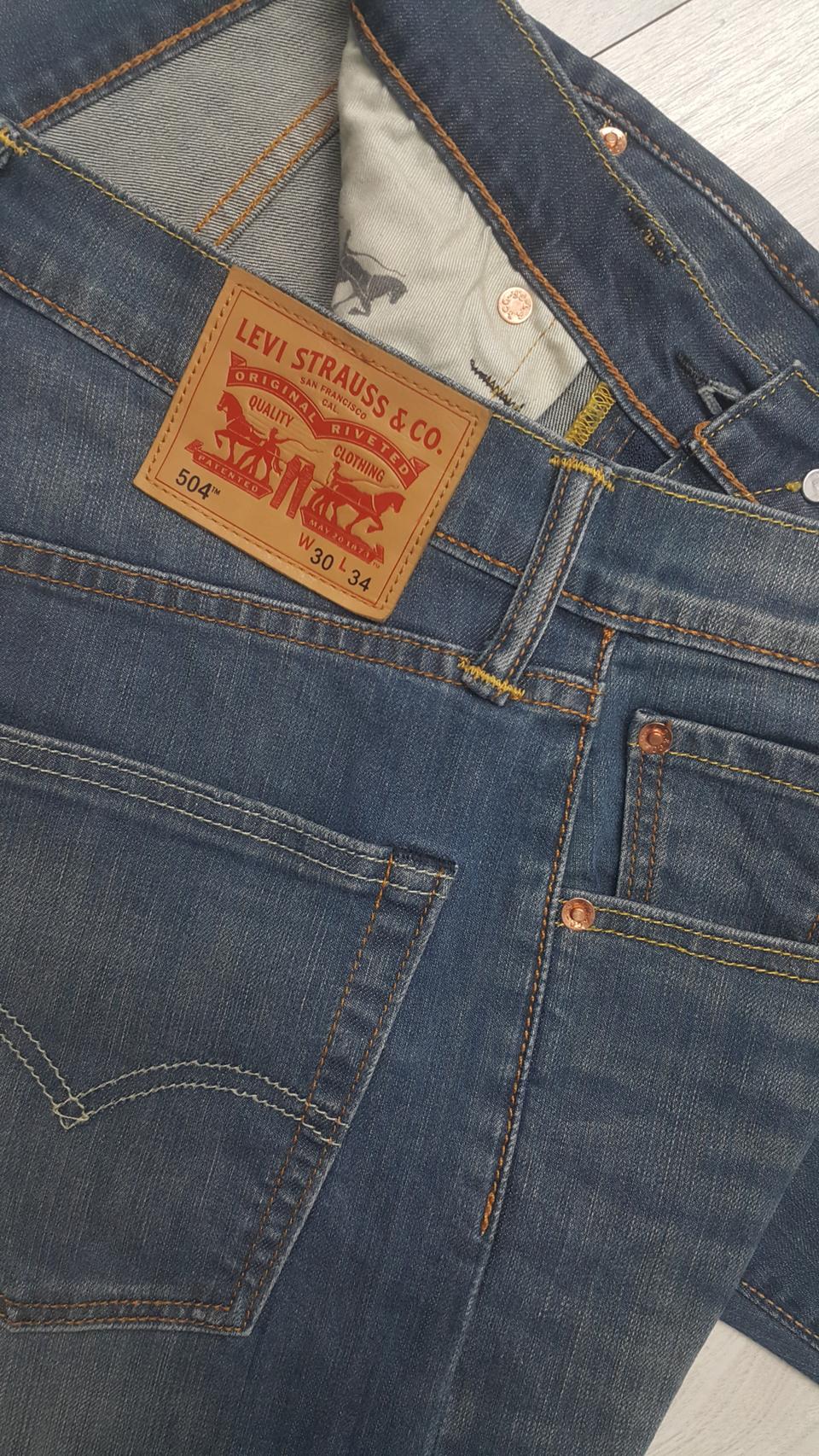 리바이스504(해외판) 스판청바지 30~31"(No.168)드라이완료!