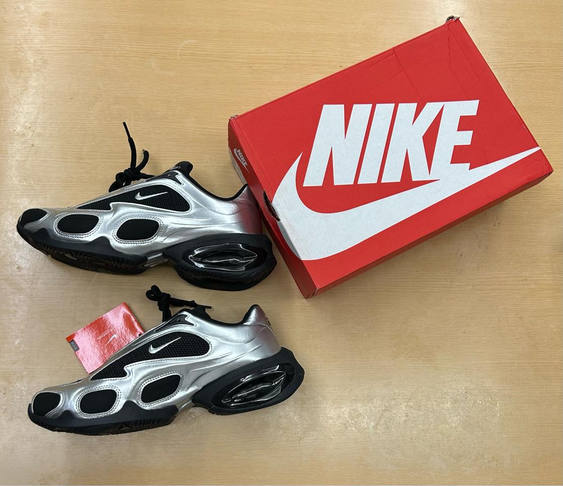 (새상품) 280 나이키 에어맥스 뮤즈 블랙 앤 메탈릭 실버