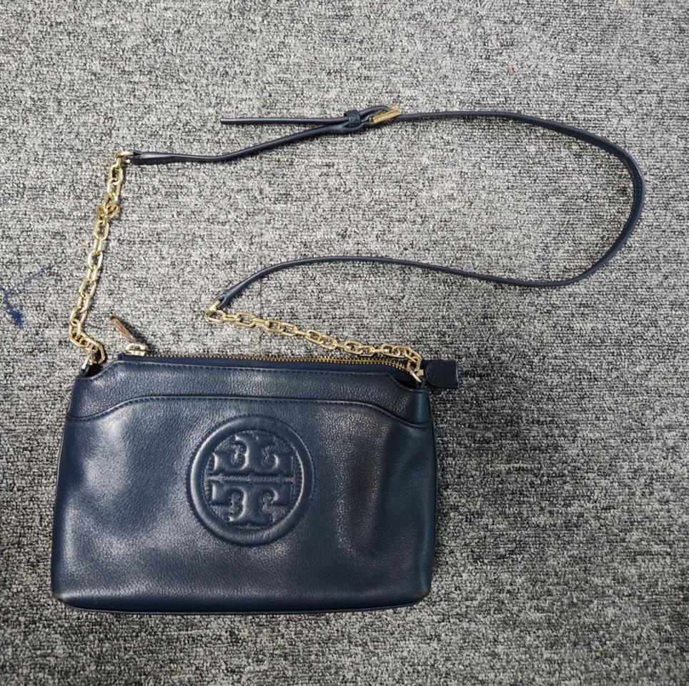 토리버치 체인 크로스백 (네이비)-정품