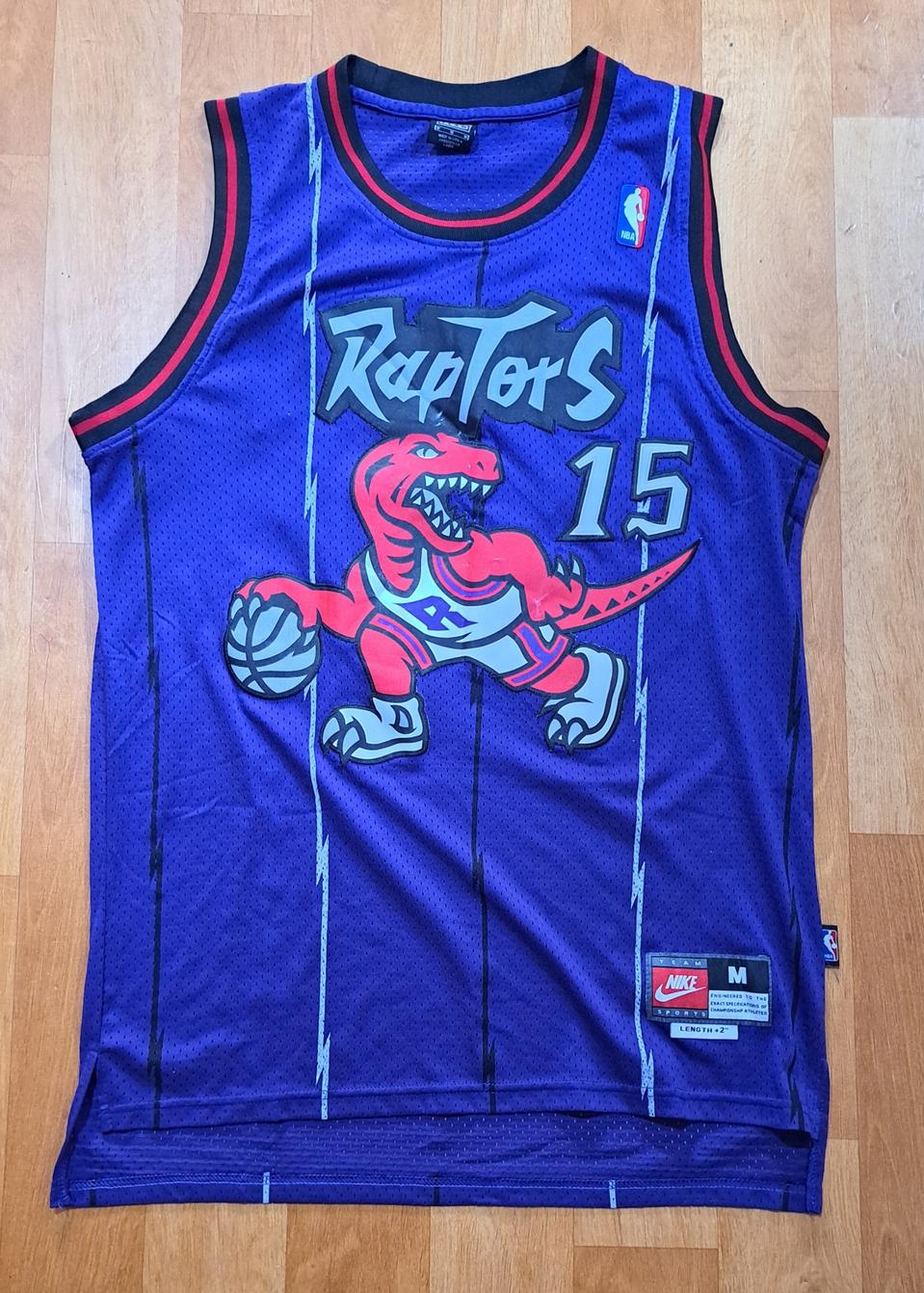 (무료배송)NBA 나이키 토론토 랩터스 빈스카터 농구 유니폼(M)