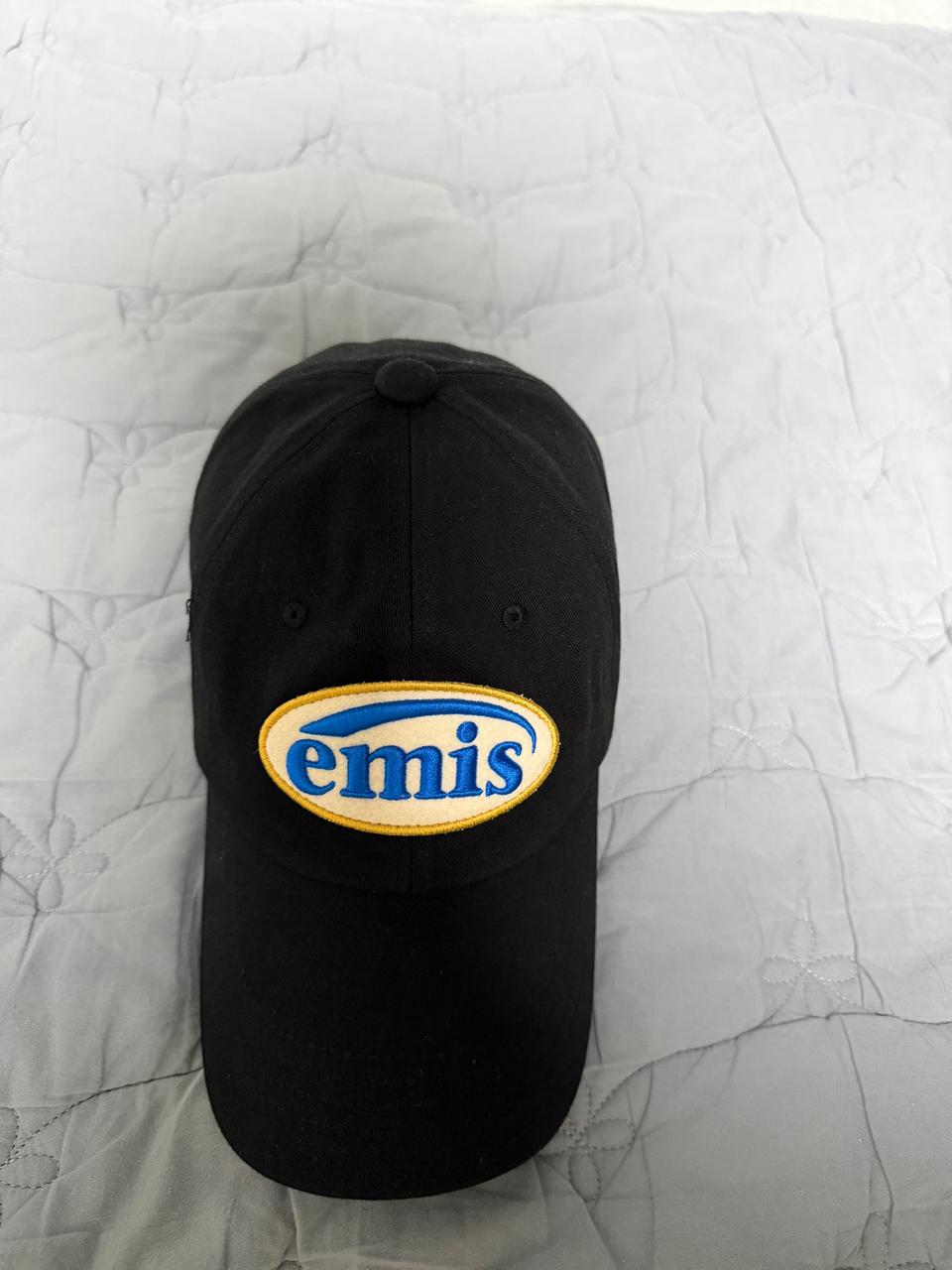 Emis 와펜 볼캡 블랙 실착1회 새상품급 판매