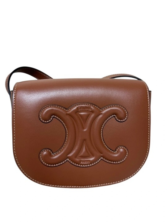 (미사용 새상품) 셀린느 트리옹프 풀코 숄더백 스무스 카프스킨