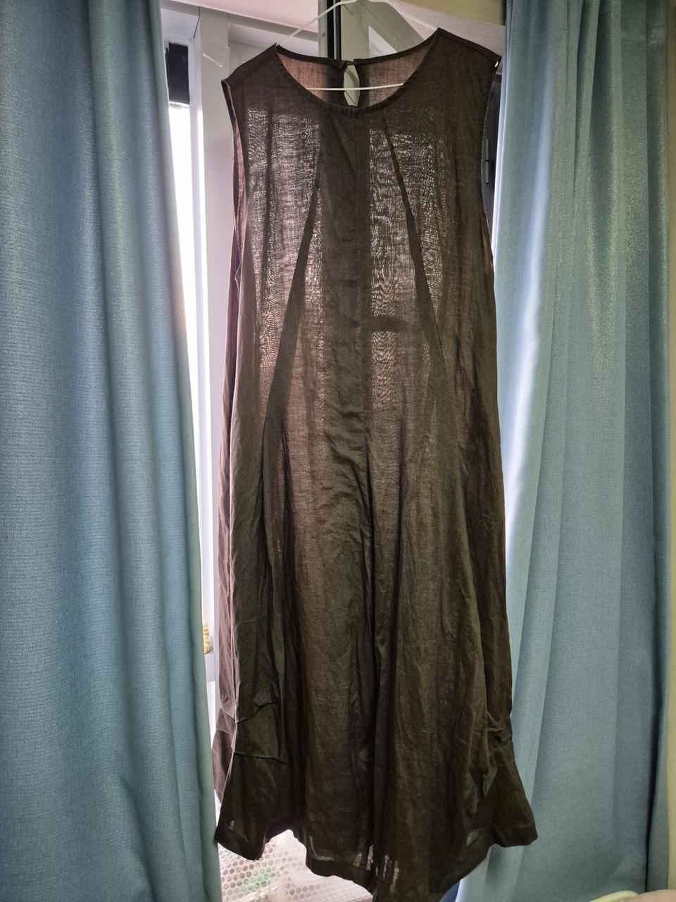 린넨 롱 원피스