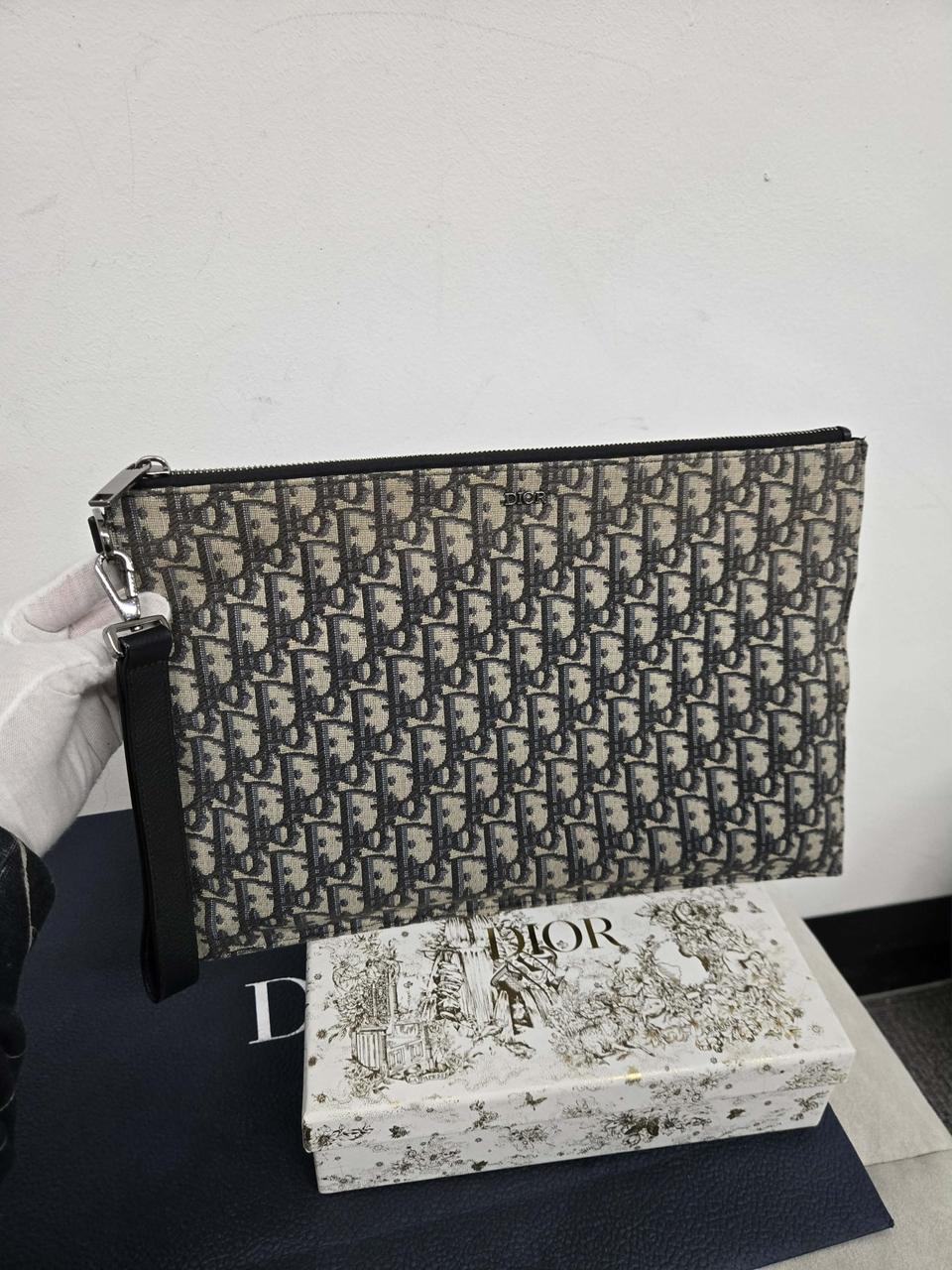 [정품] 디올 오블리크 클러치백