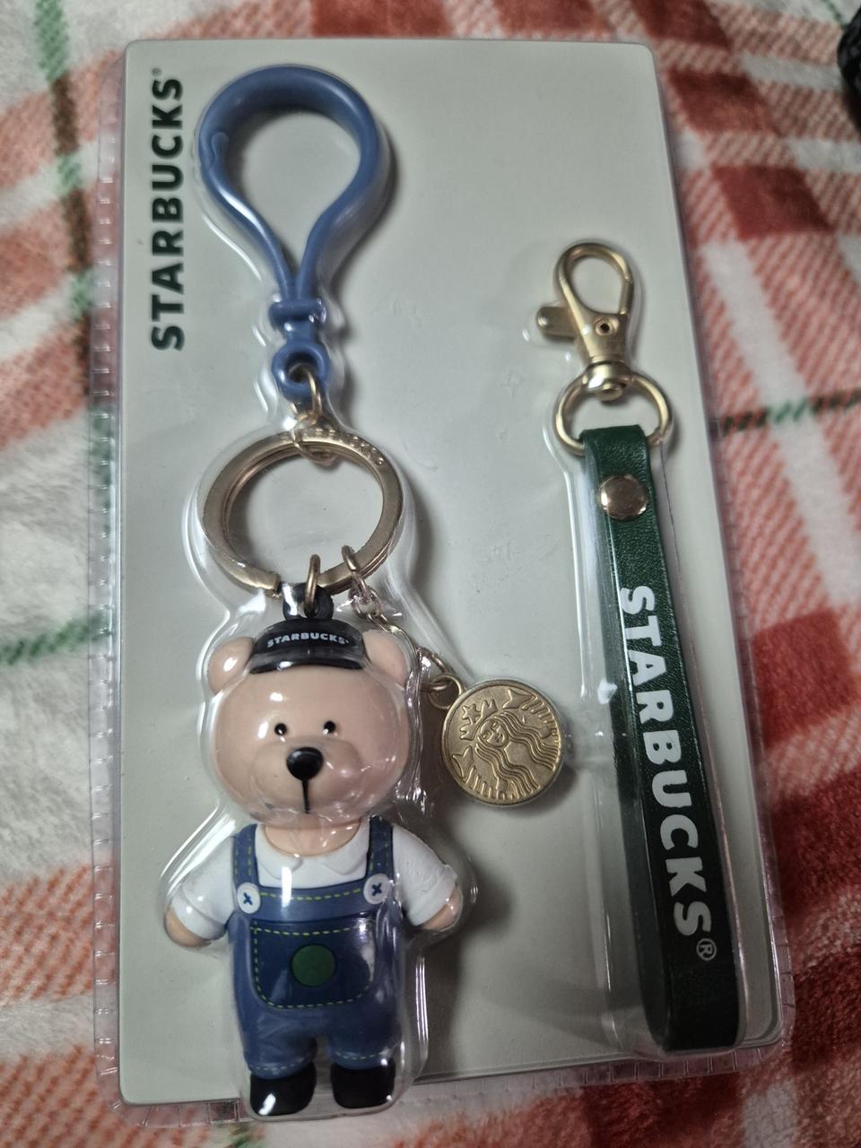 스타벅스 블랙캡 베어리스타 키체인