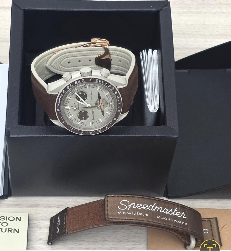 오메가 X 스와치 문워치 미션 투 문 토성시계 올튜닝(풀박스)