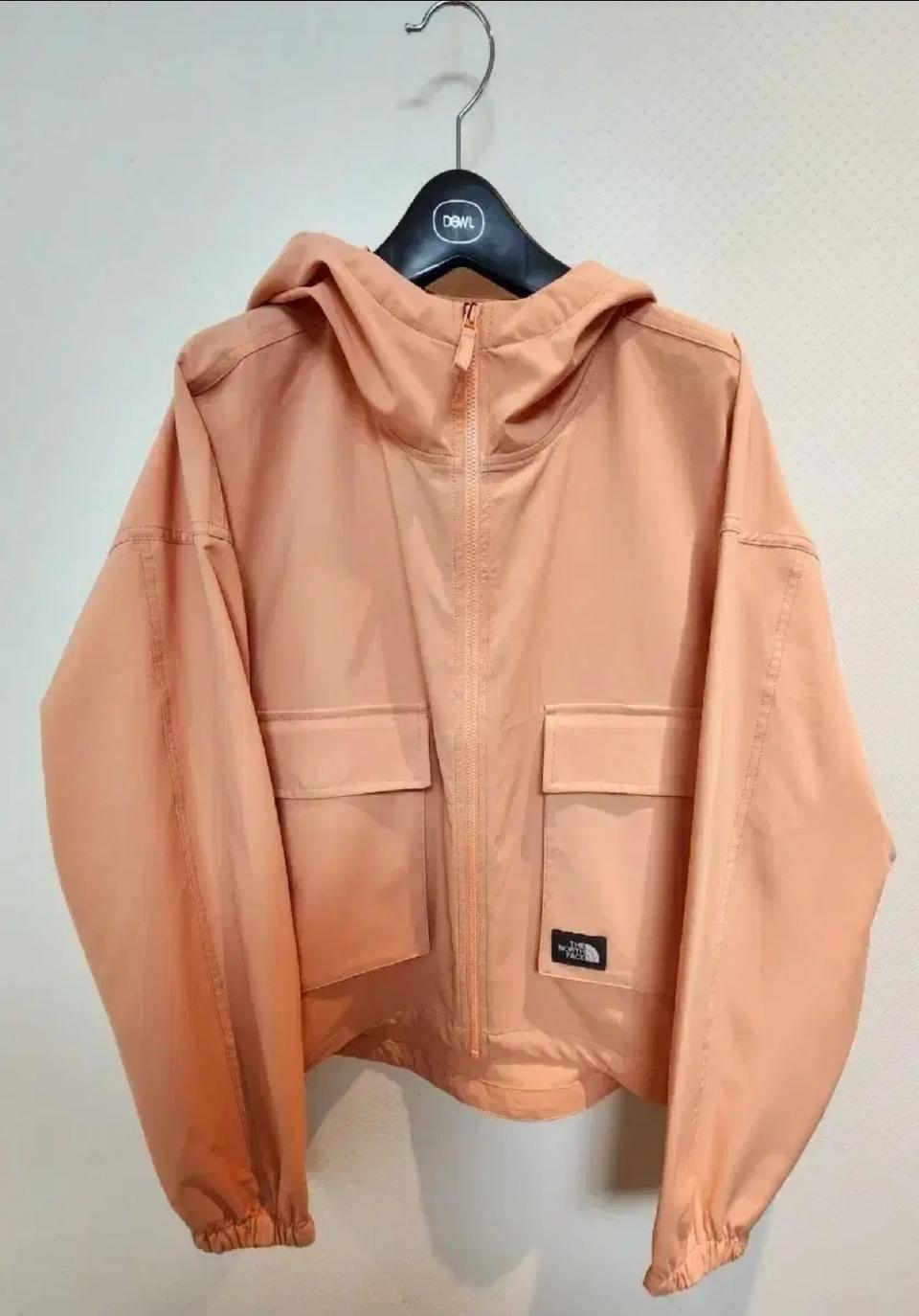 노스페이스 여성 시티 칠러 자켓 90M 새제품 피치오렌지컬러