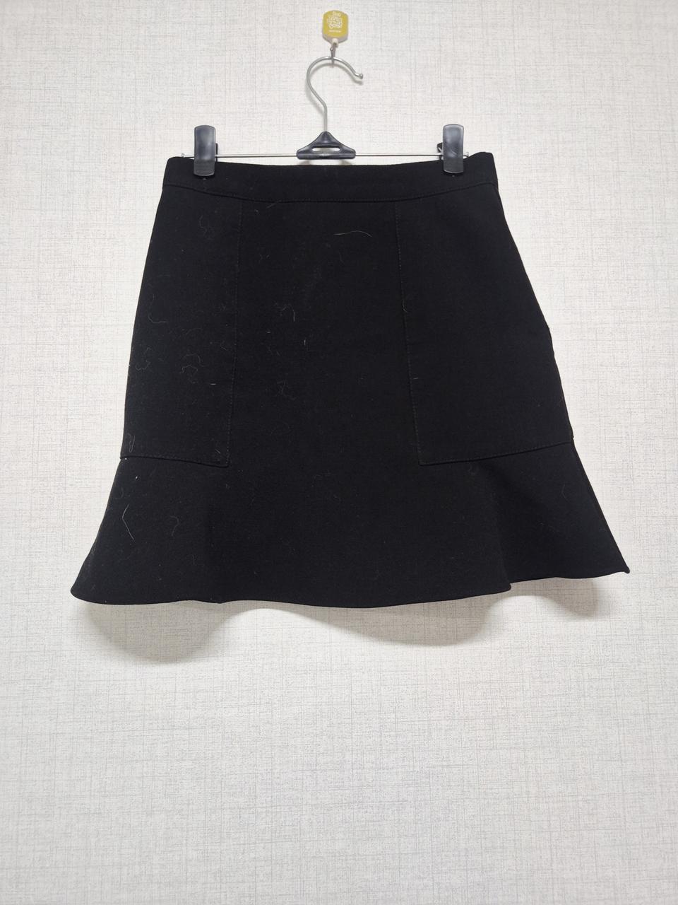 블랙 프릴 스커트