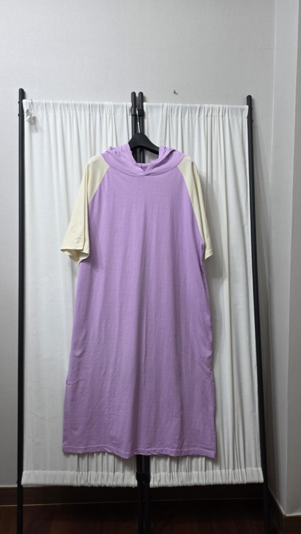 플라스틱아일랜드 후드 원피스