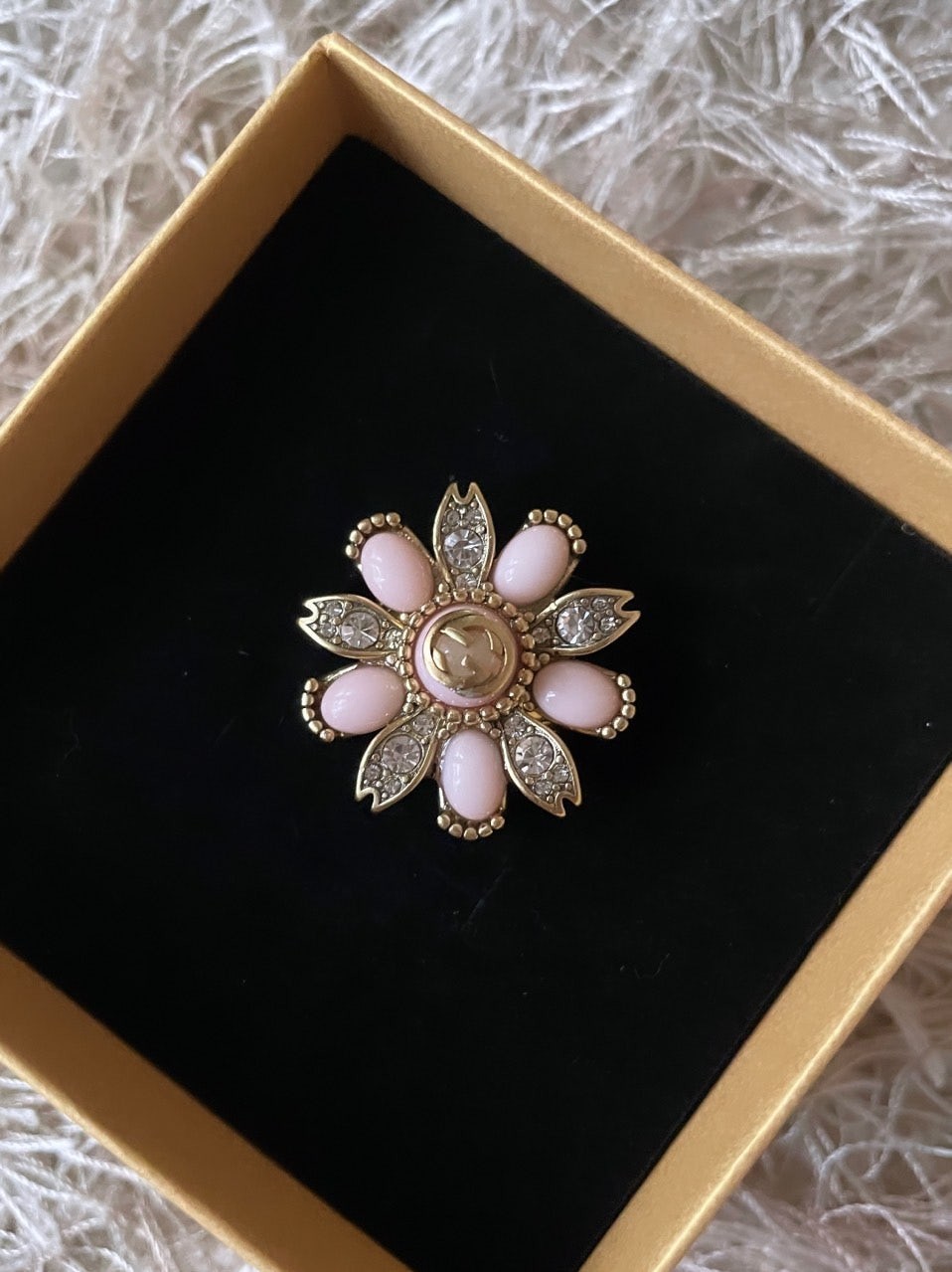 구찌 플라워 반지 3개 세트