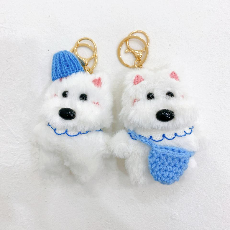 강아지 인형 키링 열소고리