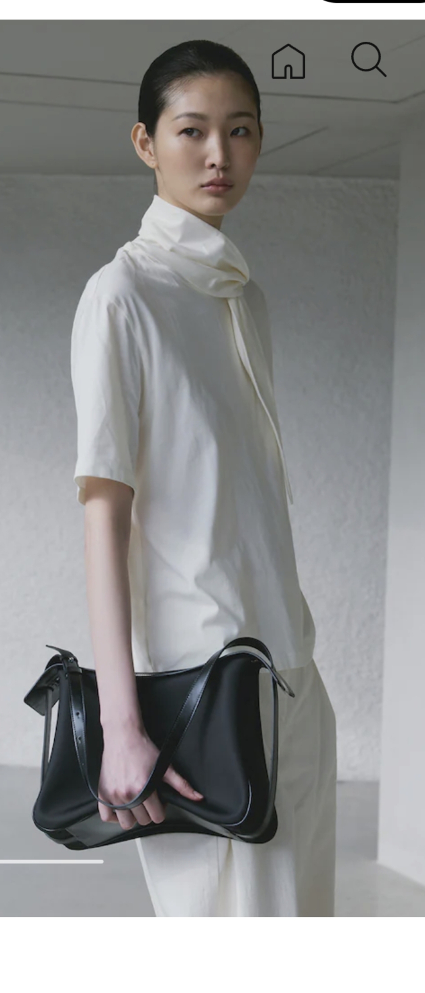 (정품) KUHO (25ss) 저지 스카프 티셔츠(새상품)